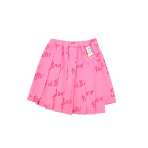[바로배송] Logo pleated skirt x pants(PINK)